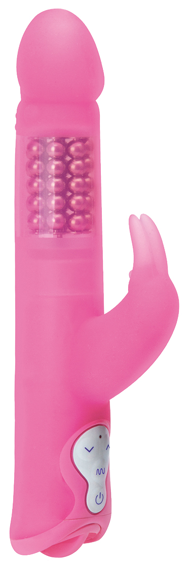 фото Массажер с шариками розового цвета erotic fantasy hi-tech