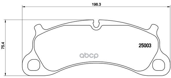 

Тормозные колодки brembo P65025