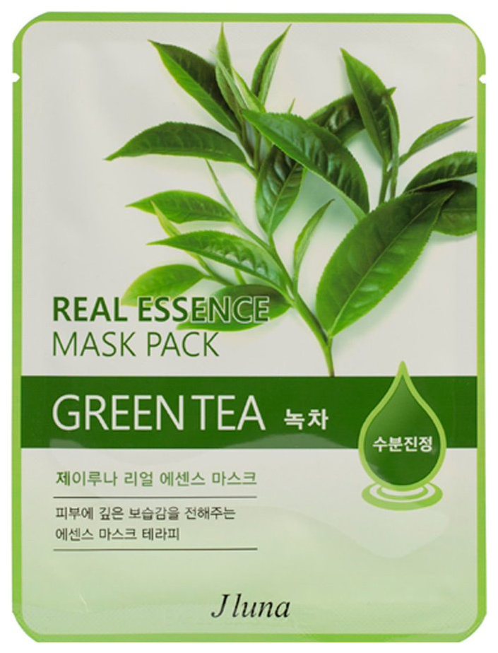 Маска для лица Jluna Real Essence Mask Green Tea 25 г