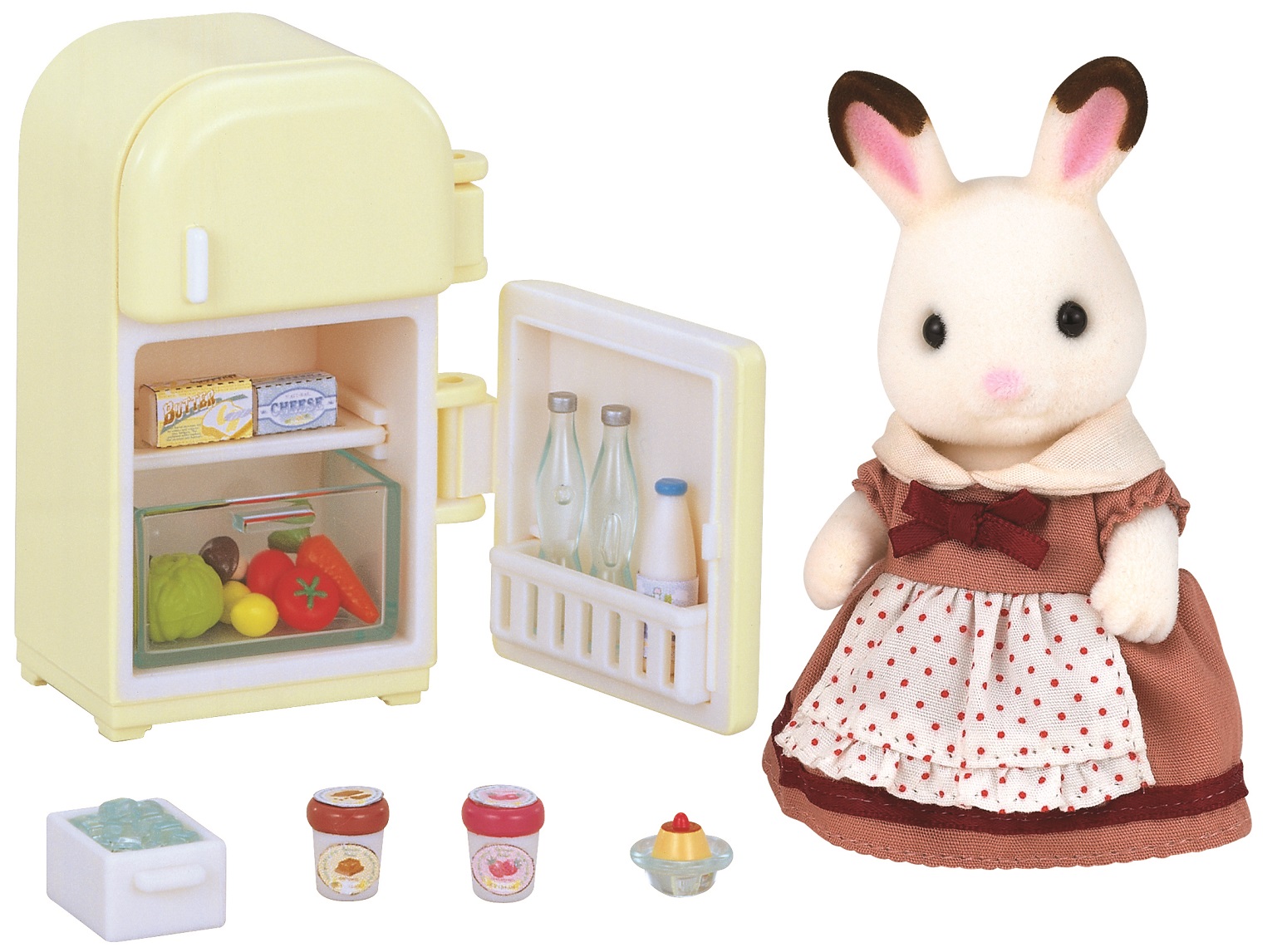 фото Игровой набор sylvanian families мама кролик и холодильник