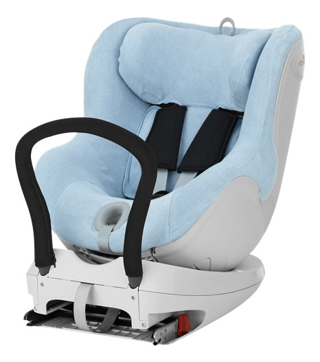 фото Летний чехол для автокресла britax dualfix, голубой britax romer