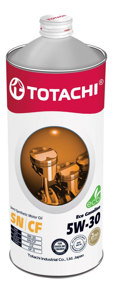 фото Моторное масло totachi eco gasoline semi-synthetic sm/cf 5w30 1 л