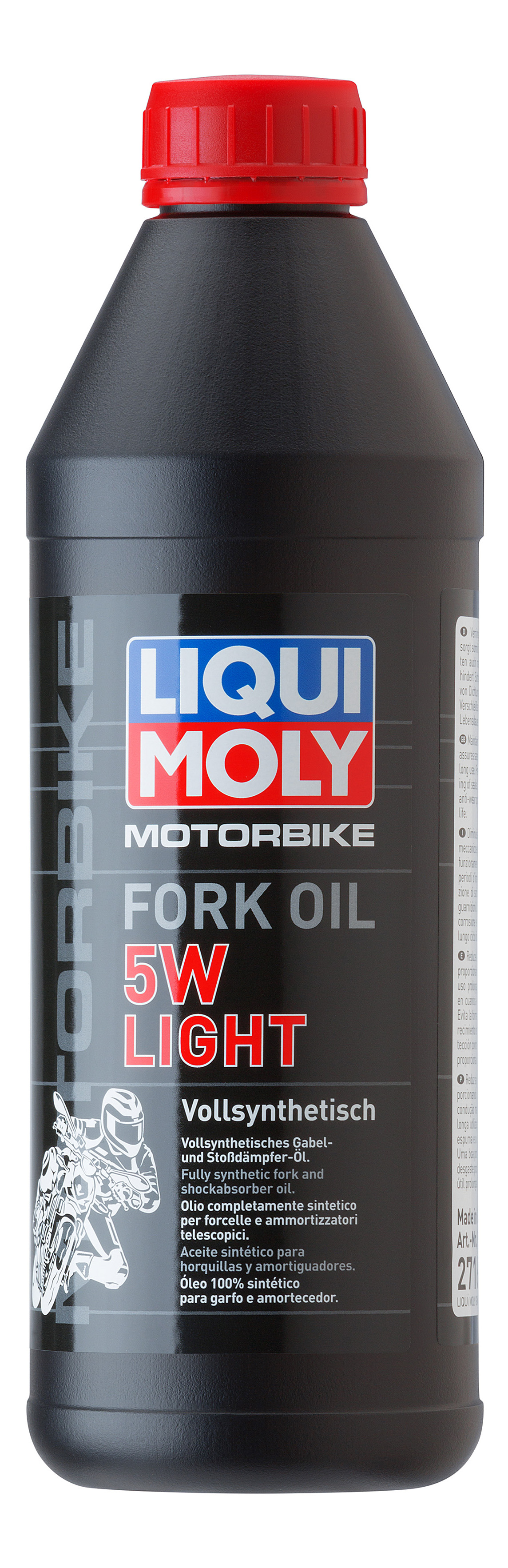 LIQUI MOLY Синт, масло д/вилок и амортиз, Motorbike Fork Oil Light 5W