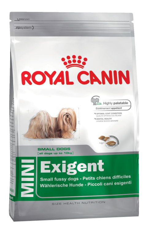 фото Сухой корм для собак royal canin exigent mini adult, птица, 2кг