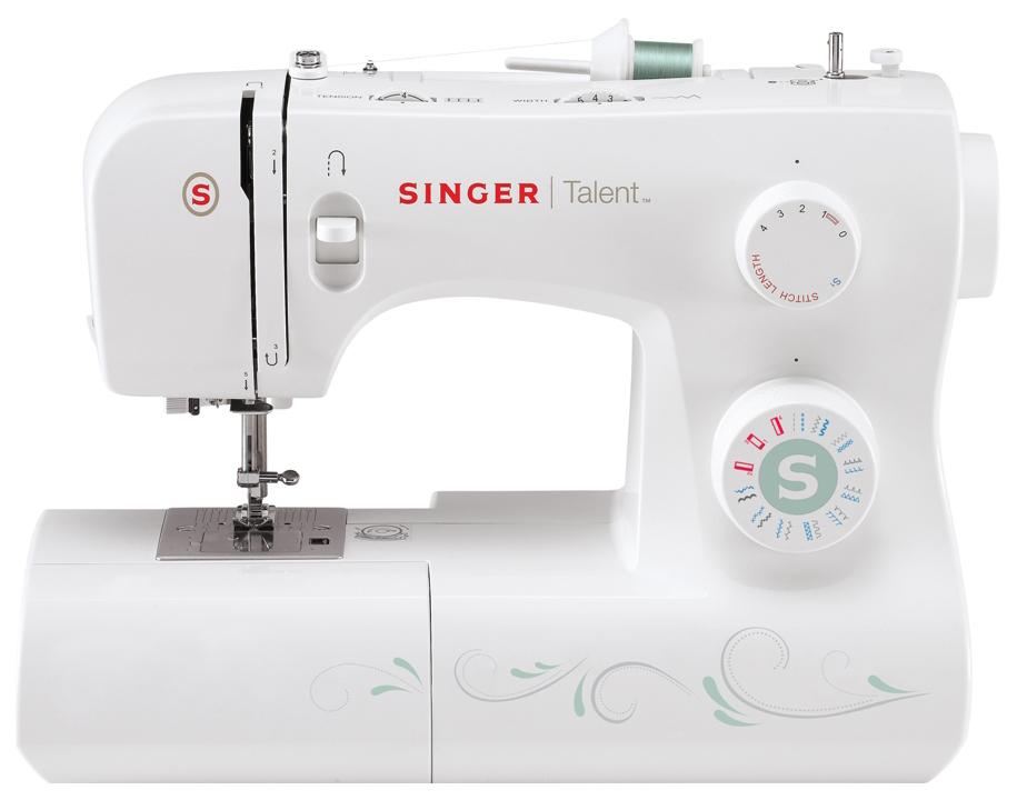 Швейная машина Singer Talent 3321 White/Green держатель лапки для быстрой смены лапок micron