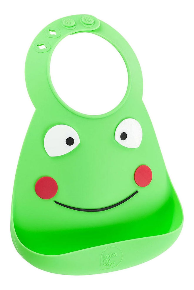 фото Нагрудник make my day baby bib frog