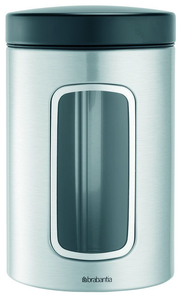 фото Банка для хранения brabantia 299247 серый, черный