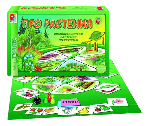 Семейная настольная игра Радуга Про растения культурные растения полевые 16 демонстрационных дидактических красочных карт с оборотом