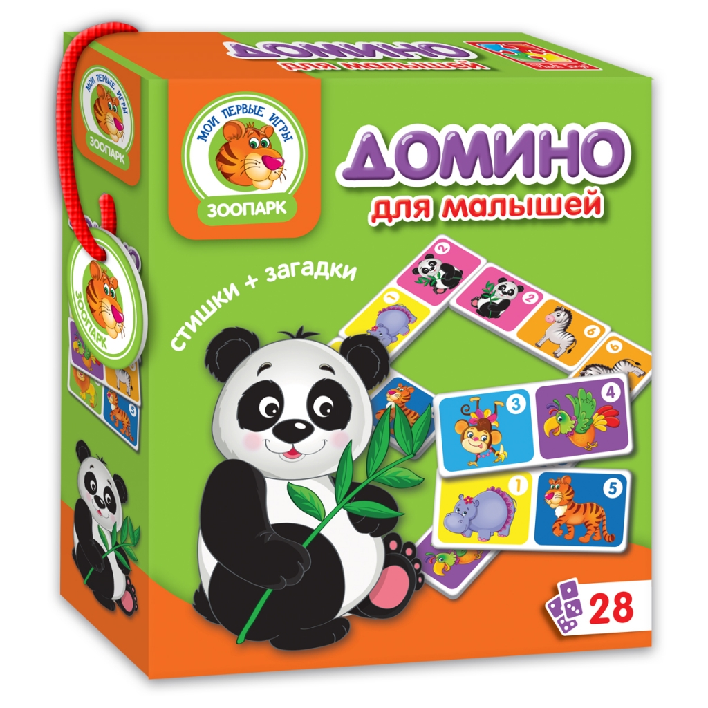 

Настольная игра Vladi Toys Зоопарк: Домино (VT2100-02), Домино