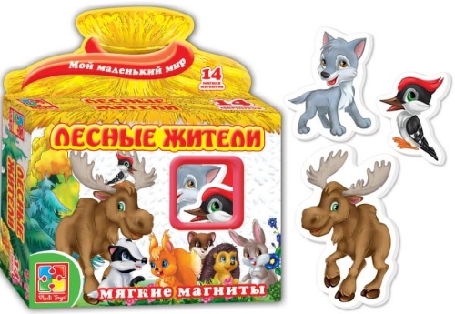 

Мягкие магниты Vladi Toys Лесные жители (VT3101-04), Лесные жители
