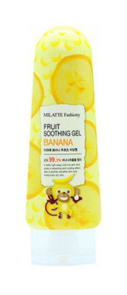 Гель для лица MILATTE Fashiony Fruit Soothing Gel Banana 200 мл