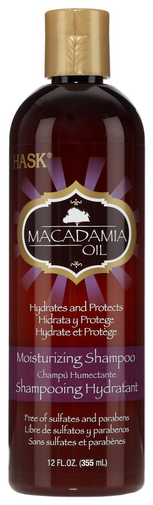 фото Шампунь hask macadamia oil moisturizing shampoo 355 мл