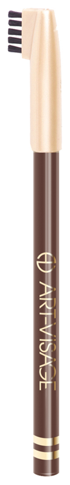 Карандаш для бровей ART-VISAGE 407 Темно-коричневый карандаш для губ art visage bonjour 311 грильяж