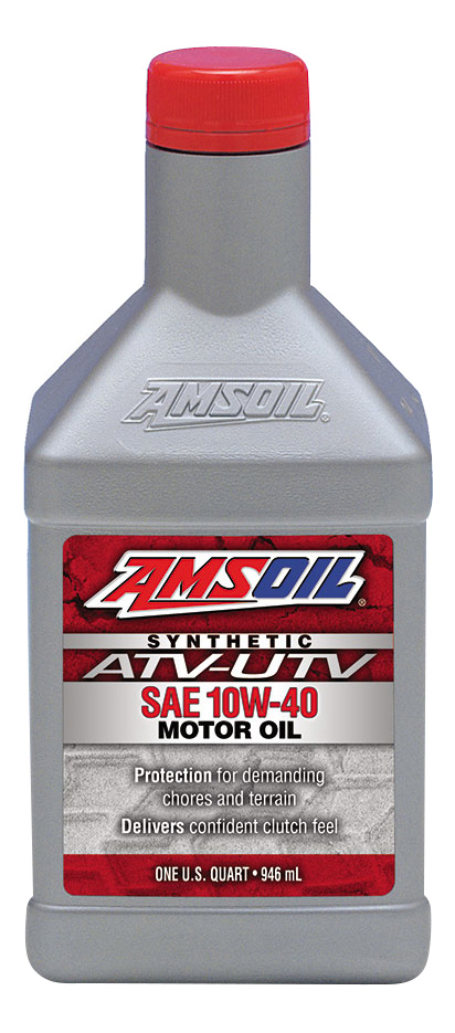 фото Моторное масло amsoil atvutv 10w-40 0,946л