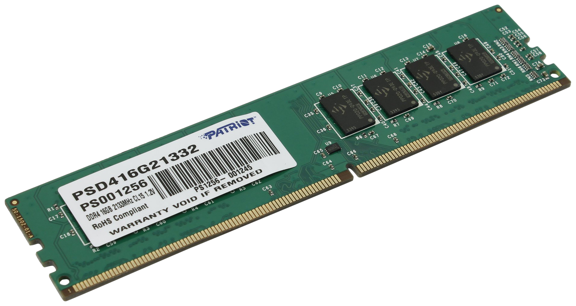 

Оперативная память Patriot Signature 16Gb DDR4 2133MHz (PSD416G21332), Signature Line