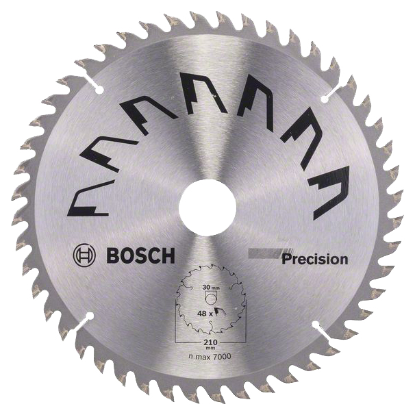 фото Пильный диск по дереву bosch 210x30 48 precision 2609256873