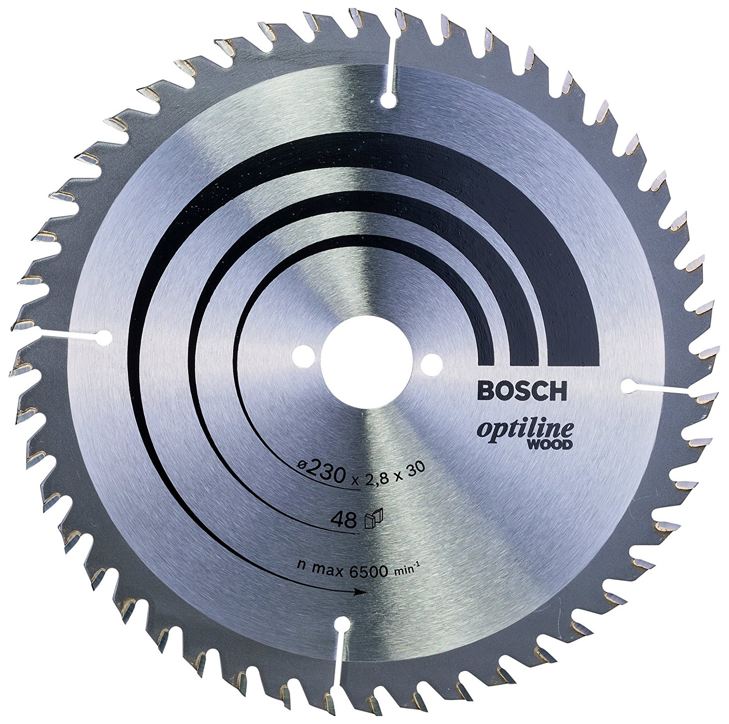 фото Пильный диск по дереву bosch std wo 230x30-48t 2608640629