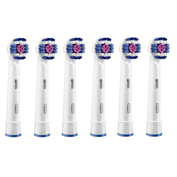 фото Насадка для зубной щетки braun oral-b eb18 3d white 4+2 шт