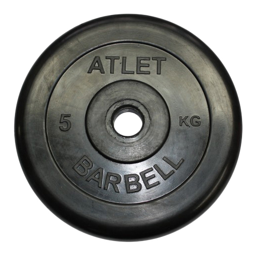 фото Диск для штанги mb barbell atlet 5 кг, 26 мм