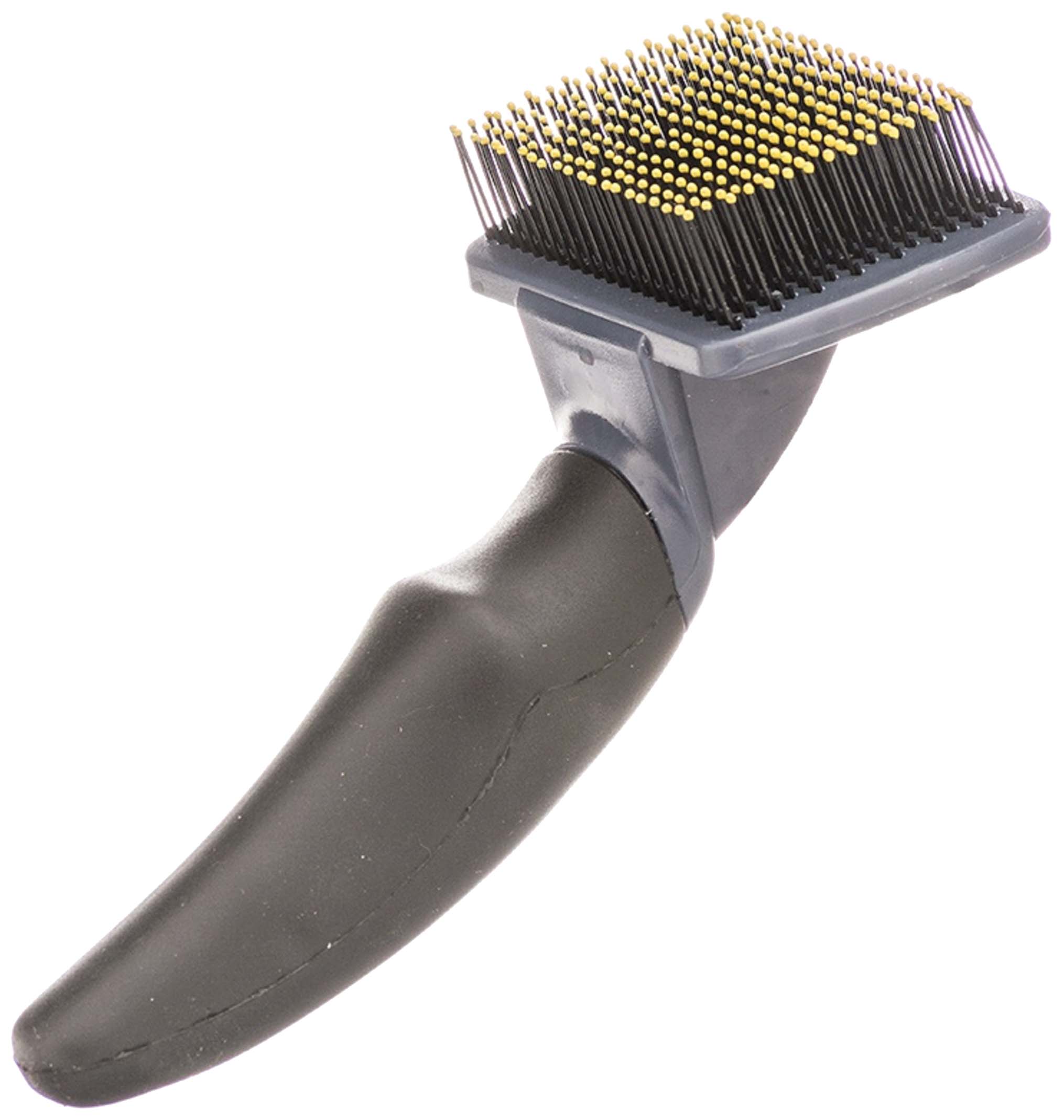 

Пуходерка для кошек JW пластик, цвет черный, Grip Soft Cat Brush