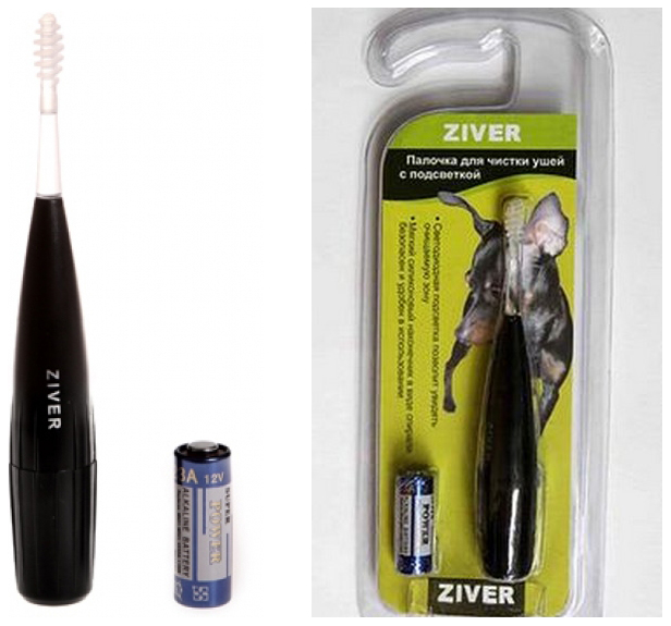 

Ушечистка для кошек и собак ZIVER 104 Earpick with LED, Earpick with LED