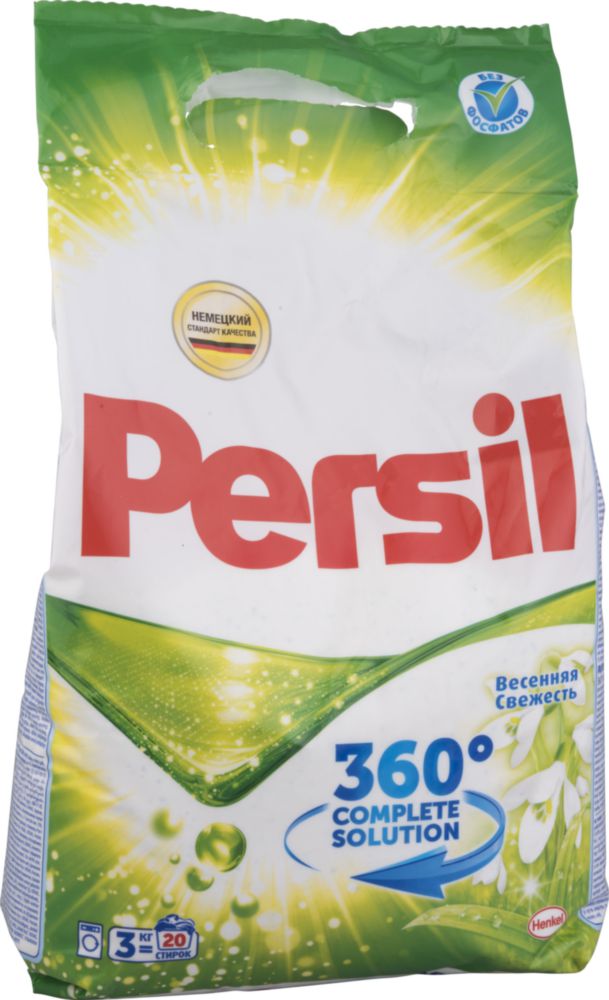 фото Порошок для стирки persil 360° complete solution весенняя свежесть 3 кг