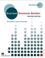 

Business Grammar Builder- Second Edition
