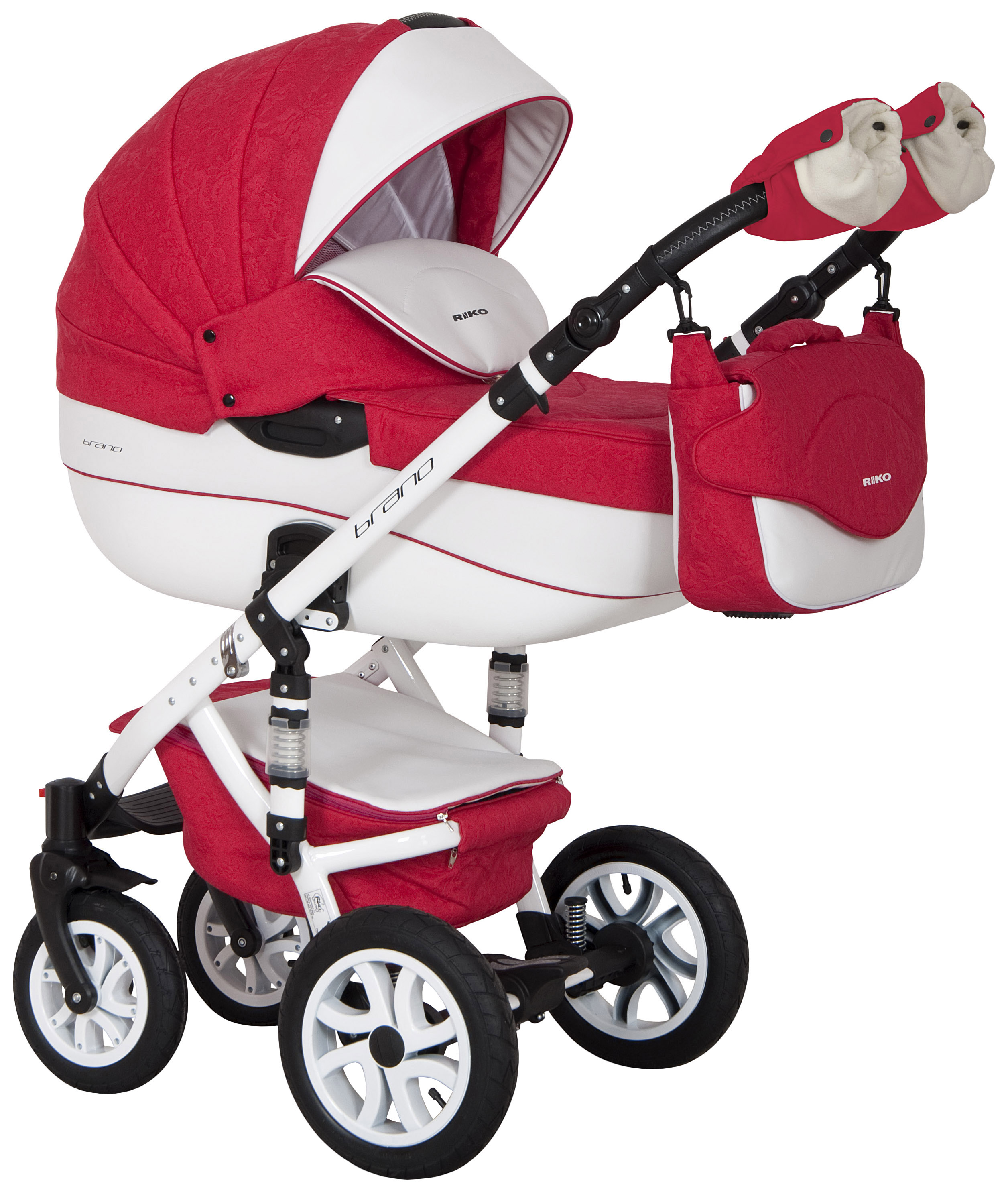 

Коляска 3 в 1 Riko Brano Ecco 20 Sport red, Bruno Ecco