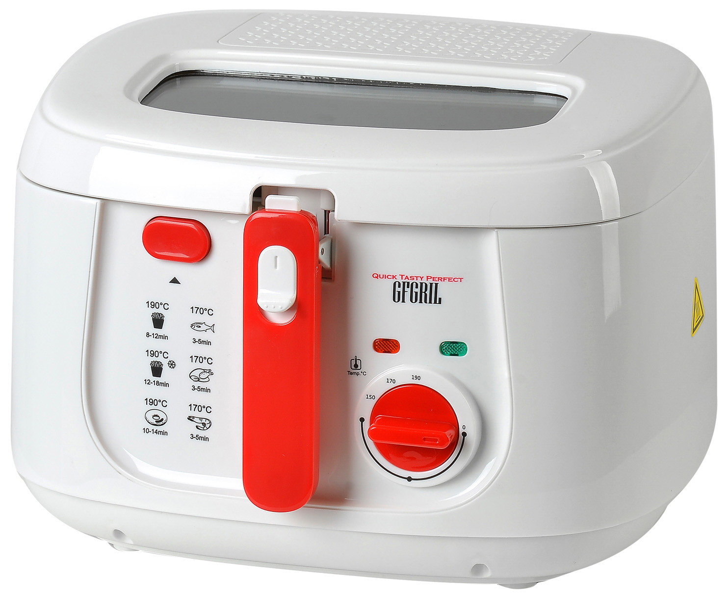 фото Фритюрница gfgril gff-051w compact, white/red