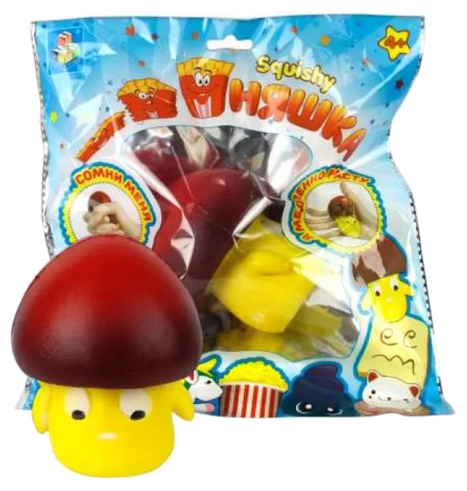 

Игрушка-антистресс 1Toy М-м-мняшка Squishy Гриб Т12320, Т12320