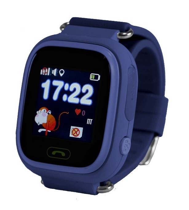 фото Детские смарт-часы smart baby watch gw100 dark blue/blue
