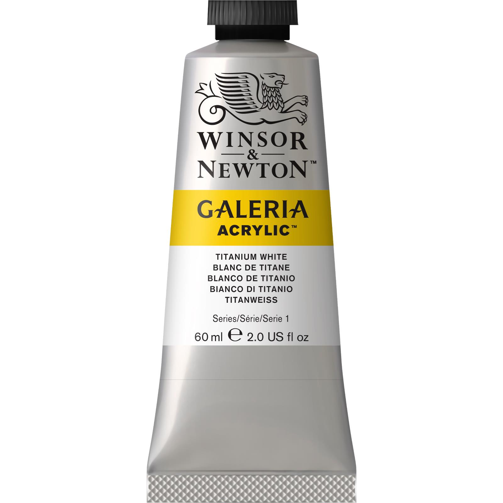 фото Акриловая краска winsor&newton galeria белый титан 60 мл