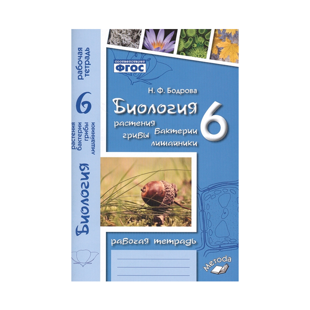 Биология 6 Растения бактерии грибы лишайники к учебнику И.Н.Пономаревой Бодрова Н.Ф.