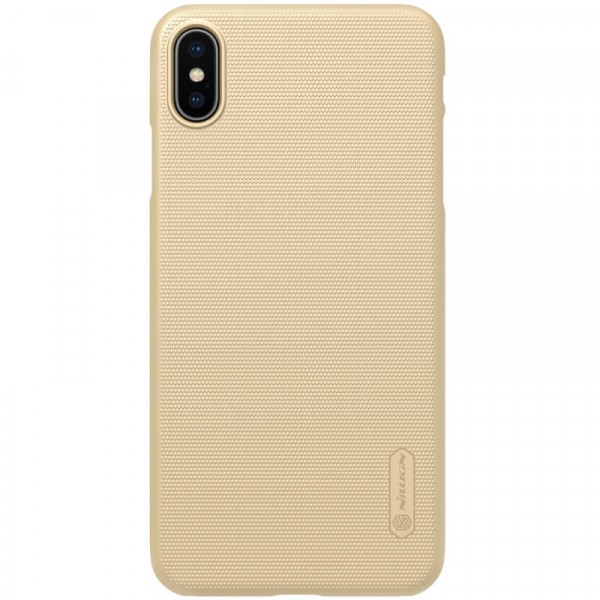 фото Чехол nillkin matte для apple iphone xs max gold