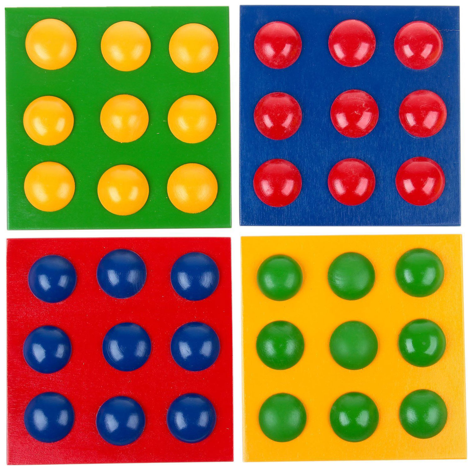

Деревянная мозаика "4 поля" RNToys
