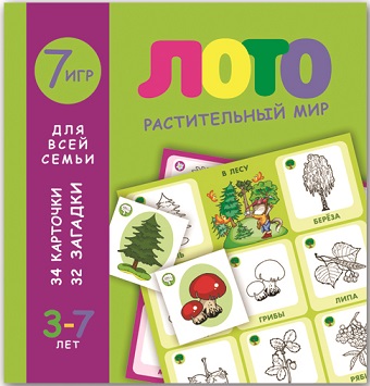 

Развивающие карточки Феникс+ Лото Растительный мир