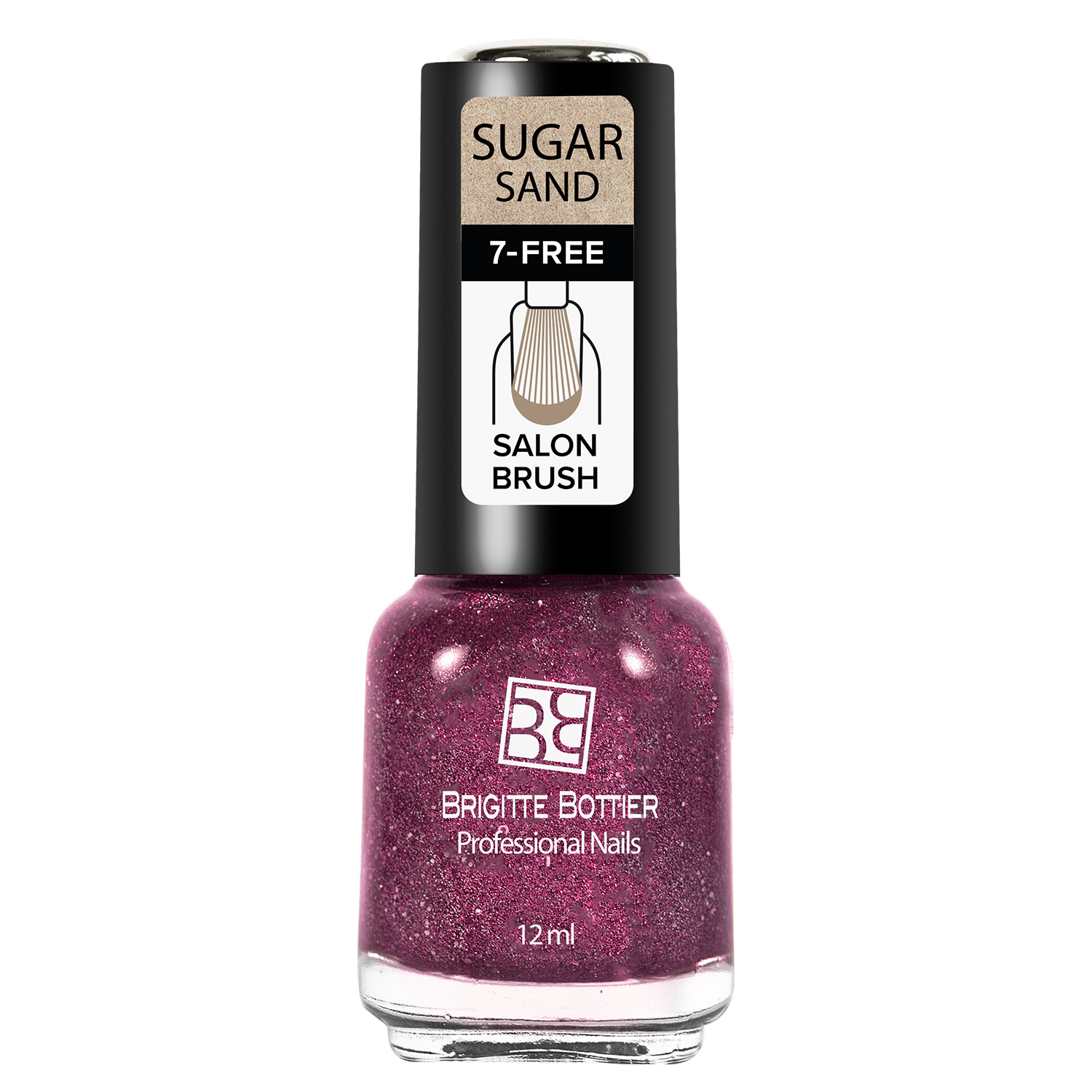 

Лак Brigitte Bottier Sugar Sand тон 311 искрящийся малиновый, 12 мл