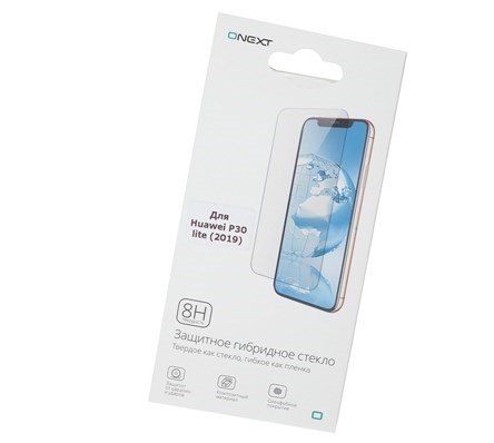 фото Защитное стекло onext hybrid protective glass для huawei p30 lite