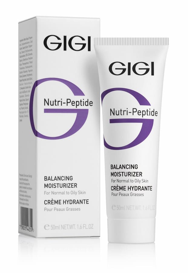 Купить Крем для лица GIGI Nutri-Peptide Увлажняющий балансирующий крем для жирной кожи 50 мл