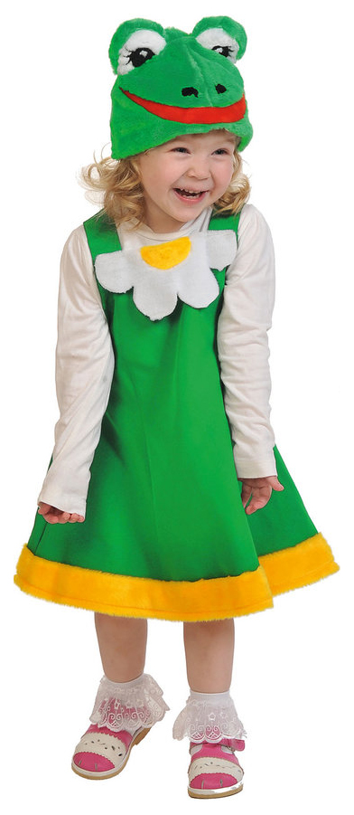 фото Карнавальный костюм карнавалофф лягушка, цв. зеленый р.98
