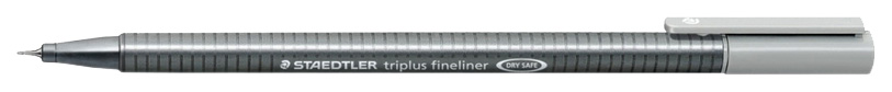 

Капиллярная ручка STAEDTLER Triplus Fineliner 334 светло-серый
