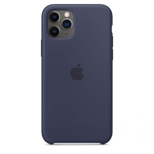 фото Чехол silicone case lux для iphone 11pro max midnight blue nobrand