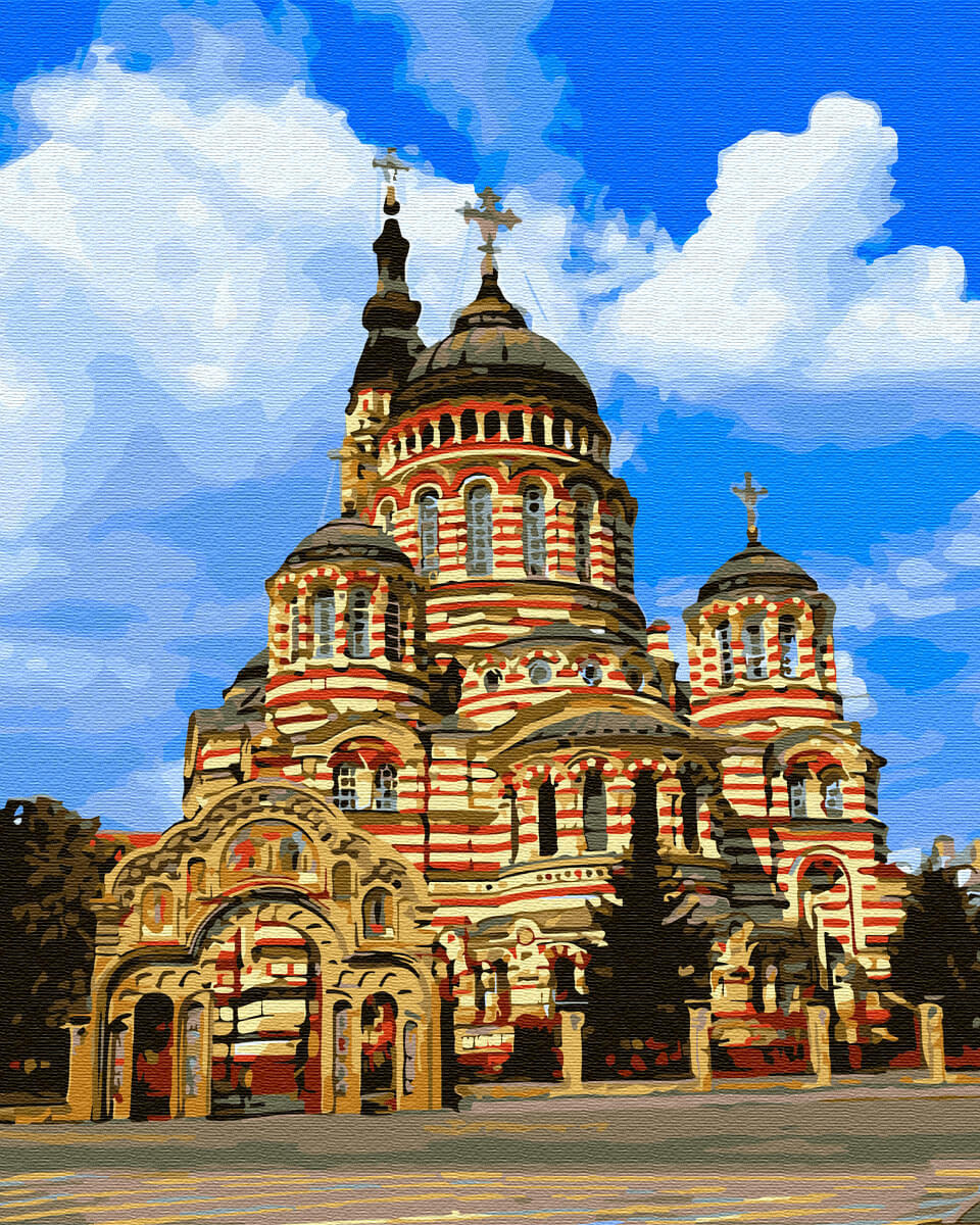 

Живопись по номерам Цветной Благовещенский кафедральный собор, Благовещенский кафедральный собор