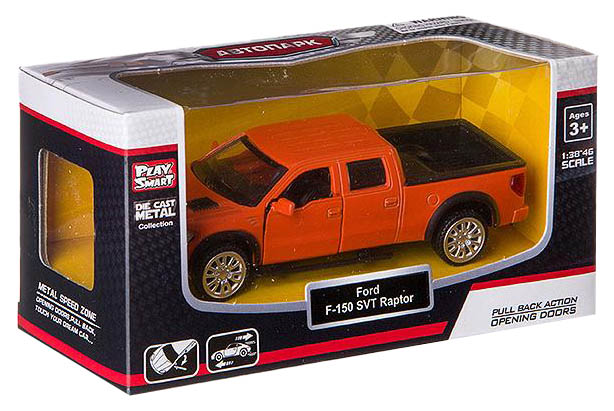 

Коллекционная модель машины Playsmart Ford F-150 SVT Raptor А87617, Красный
