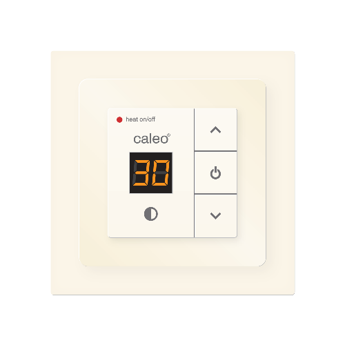 Терморегулятор для теплого пола Caleo 720 с адаптерами 3,5 кВт бежевый терморегулятор 420 с адаптерами caleo