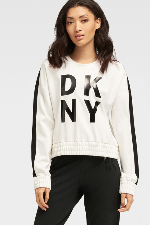 

Свитшот женский DKNY DP8T6197 белый S, DP8T6197