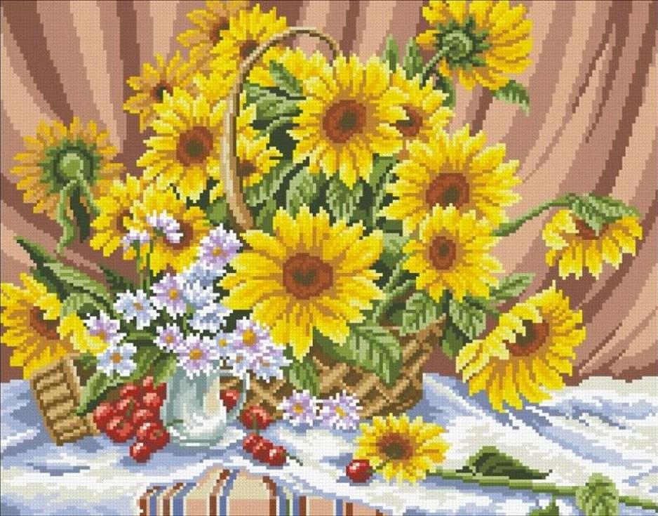 

Алмазная вышивка Паутинка Щедрые дары, 46x36 см, Щедрые дары