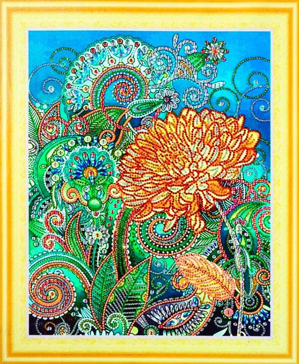 

Алмазная вышивка Color KIT Золотая хризантема, 40x50 см, Золотая хризантема