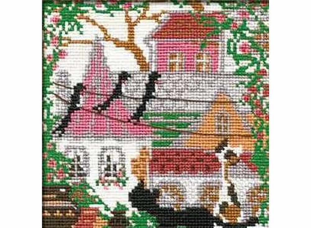 

Набор для вышивания РИОЛИС Город и кошки.Лето, Город и кошки.Лето