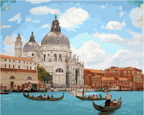 

Картина по номерам Paintboy GX 34545 Солнечная Венеция 40*50, Солнечная Венеция